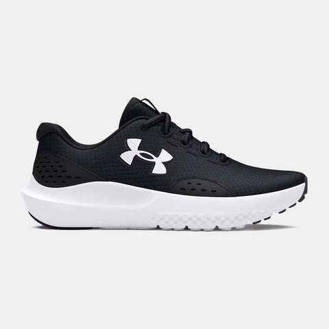 Black and White Boys' Youth Surge 4 Running Shoes 3027103
