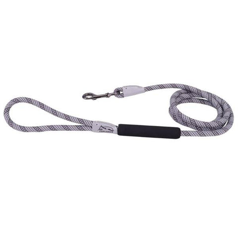 6 ft K9 Explorer Brights Reflective Braided Rope Snap Dog Leash