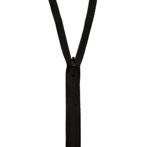 Black Unique invisible zipper