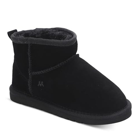 Childrens' Kora Short Youth Pull-on Water-Resistant Ankle Boot, Faux-Fur Lined MK2551