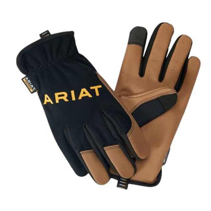 Men's FlexPro Driver Leather Work Glove 10042828 Black 