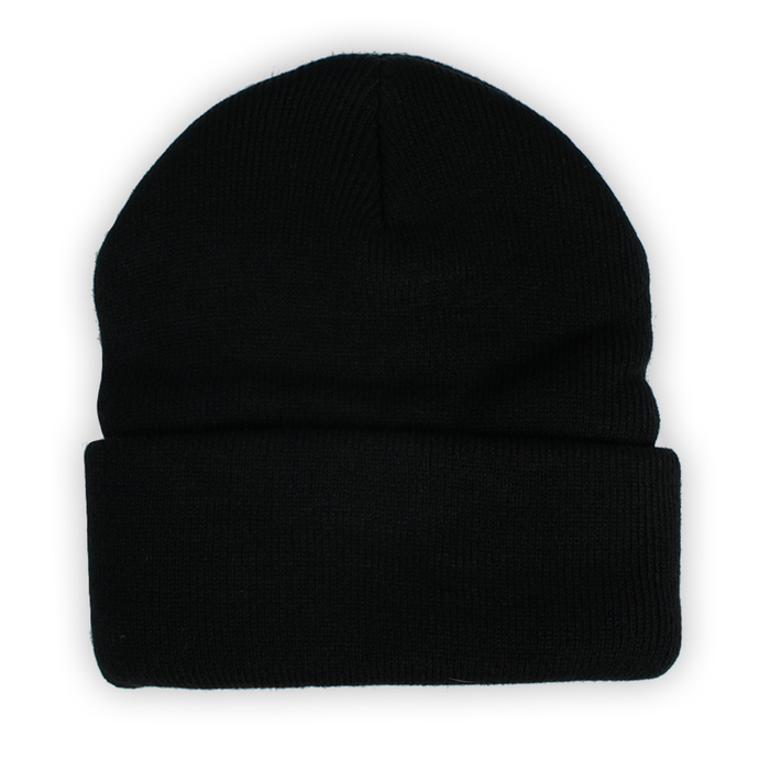 Black Men's Knitted Beanie 825