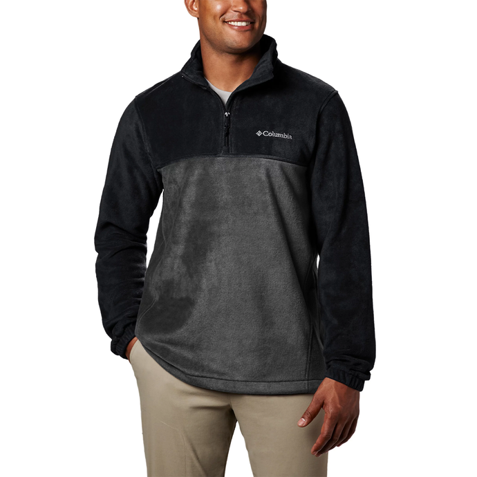 Black Men's Steens Mountain Half Zip Fleece Pullover 1620191