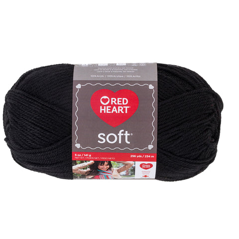 Black Soft Yarn.