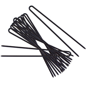 Black hairpins