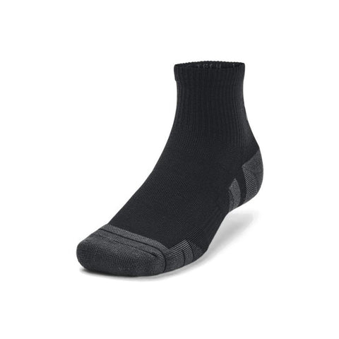 Black Unisex Performance Tech Quarter Socks 3 Pack 1379510