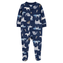 Blue Baby Boys' 1-Piece Fleece Footie Pajamas 1R942