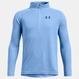 Blue Boys' UA Tech Textured Half Zip 1382791