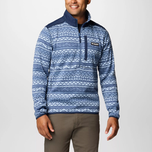 Blue Men's Sweater Weather II Printed Half Zip Pullover 2097741
