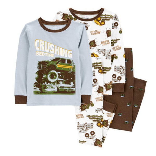 Boys' 4-Piece Monster  Truck PJ Set
3R704710-969