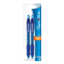 Profile Blue Retractable Ball Point Pen 2 pk 8946