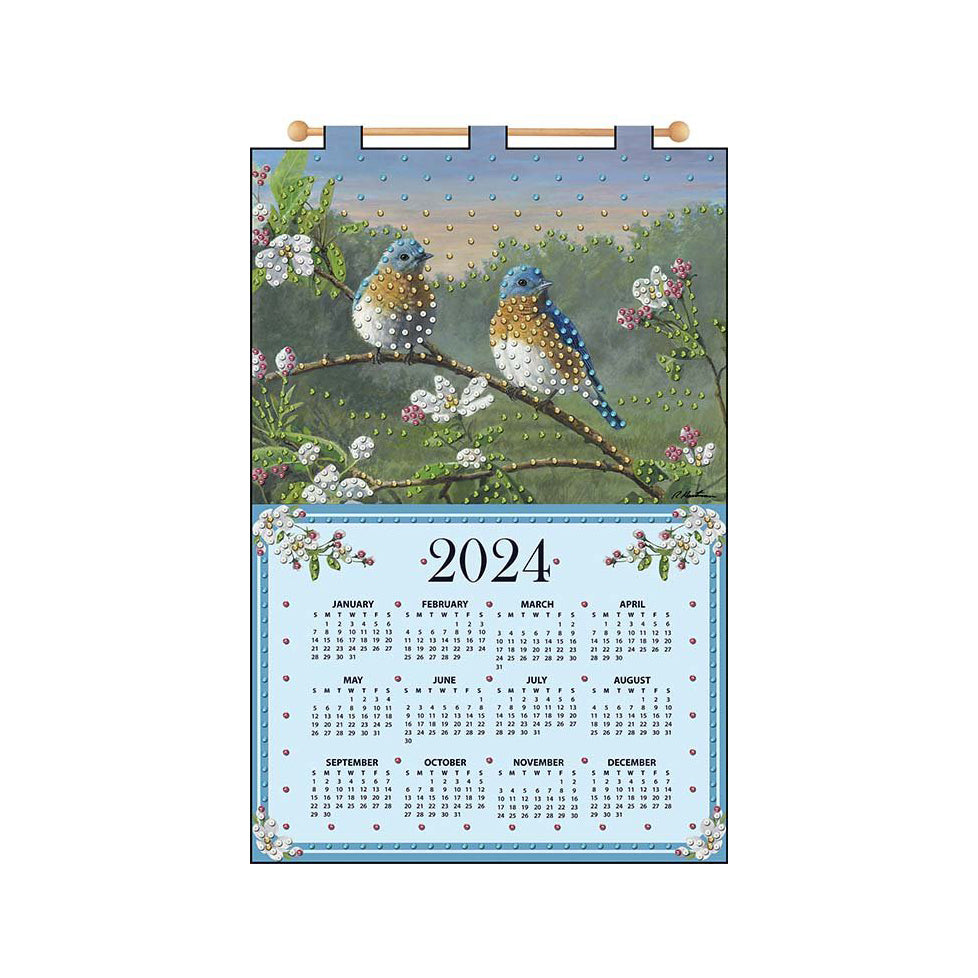 Design Works Bluebirds 2025 Sequin Calendar 4717 Good's Store Online
