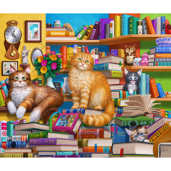 Bookshop Cats 1000-Piece Puzzle 33-11217