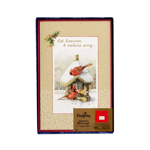 Boxed Christmas Cards Let Heaven and Nature Sing U1009