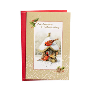 Boxed Christmas Cards Let Heaven and Nature Sing U1009