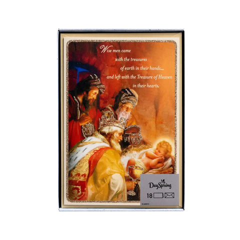 Boxed Christmas Cards Wise Men Came with Treasures U1001
