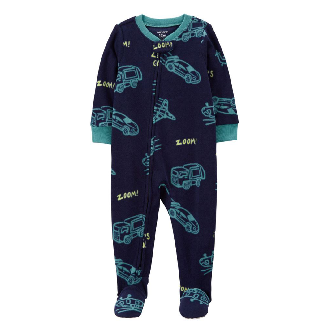 Baby Boys' 1-Piece Transportation Fleece Footie Pajamas 1R312710