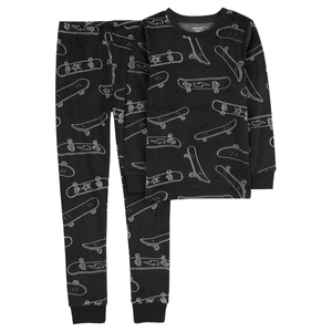 Boys' 2-Piece Skateboard Fleece Pajama Set 3R936910