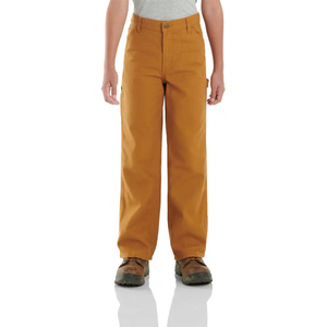 Boys' Canvas Dungaree Flannel-Lined Pants CK8316 A