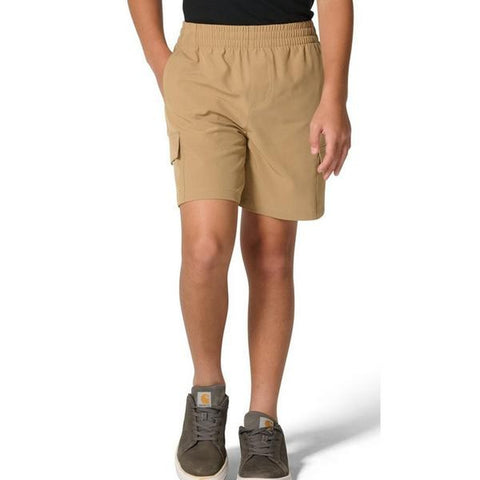 Boys' Elastic Wasitband Rugged Flex Ripstop Cargo Shorts CH8341