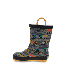 Boys' Construction Rain Boot 24108241 A