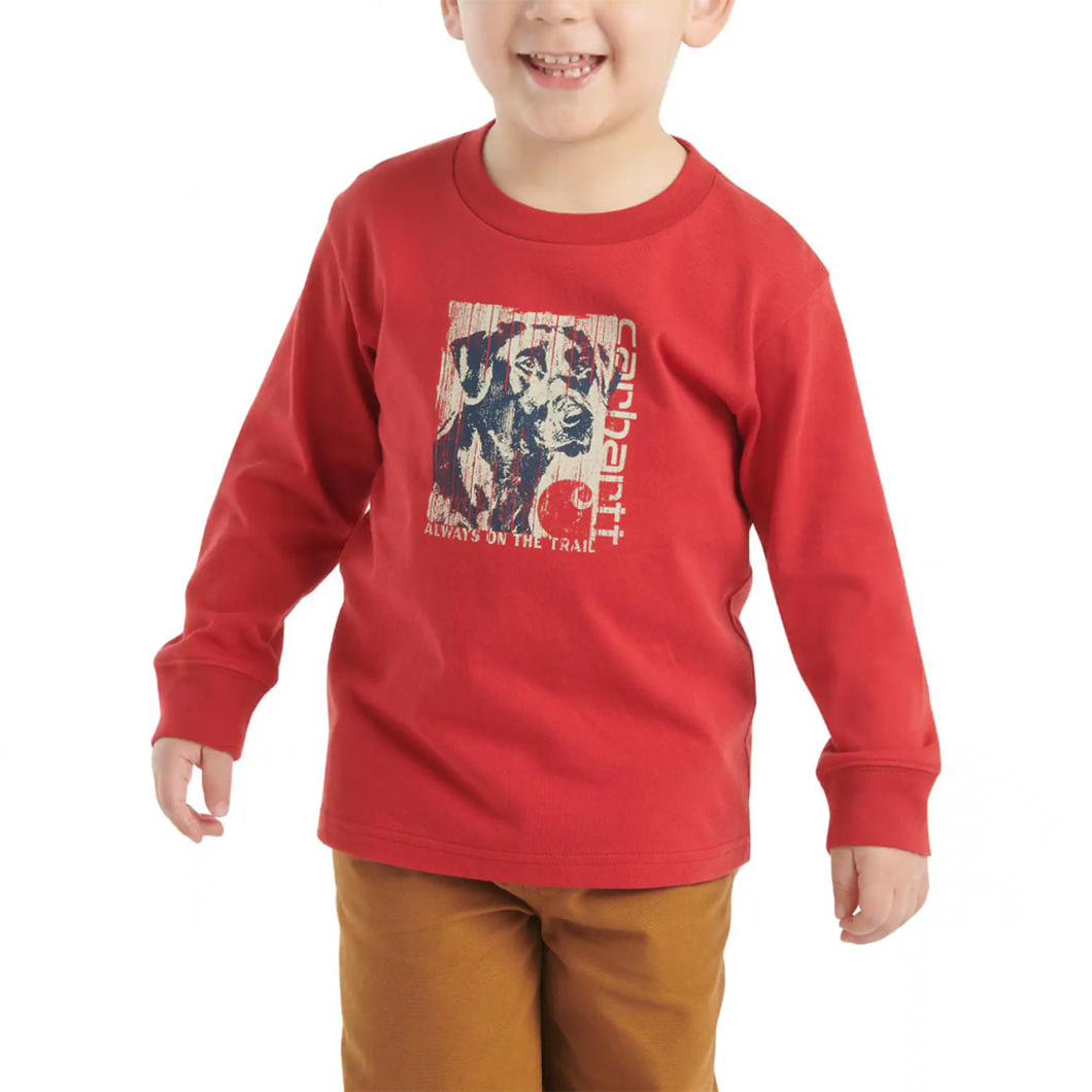 Boys' Long-Sleeve Dog T-Shirt CA6578