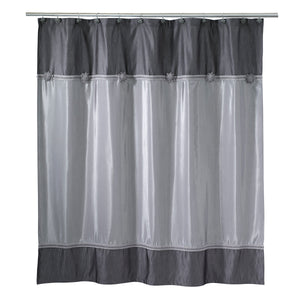 Avanti Linens Granite Braided Medallion Shower Curtain 11166H