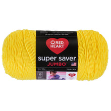 Bright Yellow Super Saver Jumbo yarn.