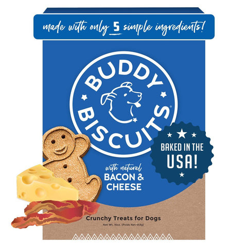 Crunchy Bacon & Cheese Dog Treats 16-oz