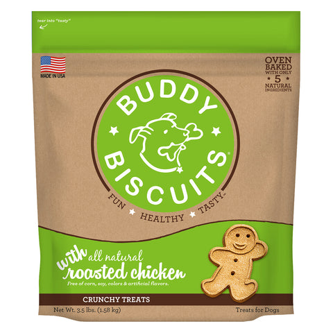 Crunchy Roasted Chicken Dog Treats 3.5-lb