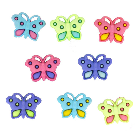 Butterfly buttons