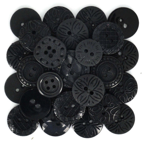Dress It Up Buttons Color Me Black 62
