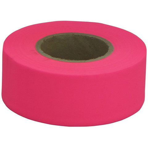 Fluorescent Flagging Tape Pink 1-3/16 in. X 150 Ft