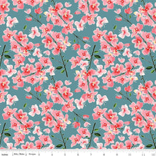 Mon Cheri Collection Branches Cotton Fabric C12651 lake