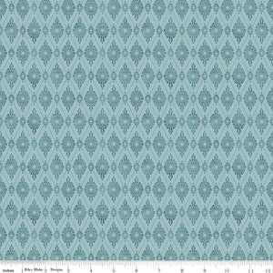 Mon Cheri Collection Diamond Damask Cotton Fabric mist