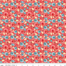 Mon Cheri Roses Cotton Fabric poppy