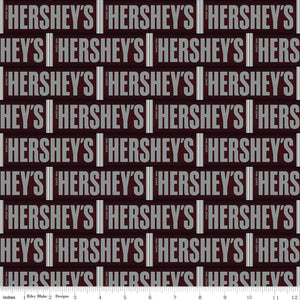 Celebrate with Hershey Collection Dark Chocolate Cotton Fabric C12800