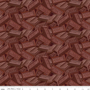 Celebrate with Hershey Collection Candy Bar Toss Cotton Fabric C12801