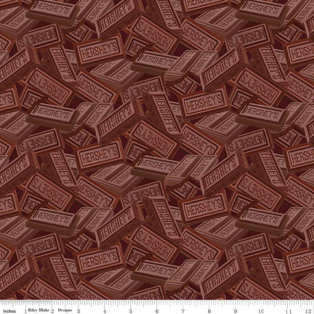 Celebrate with Hershey Collection Candy Bar Toss Cotton Fabric C12801