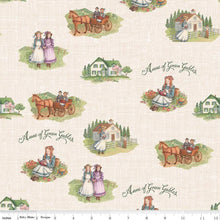 Anne of Green Gables Collection Anne and Friends Cotton Fabric C13851 cream