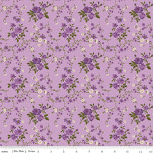 Anne of Green Gables Collection Floral Cotton Fabric C13853 violet