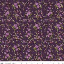 Anne of Green Gables Collection Floral Cotton Fabric C13853 wine