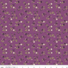 Anne of Green Gables Collection Stems Cotton Fabric C13854 orchid