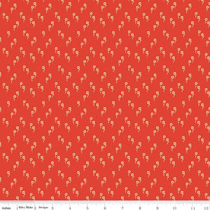 Red, Wanderlust Collection Jasmine Cotton Fabric C15476