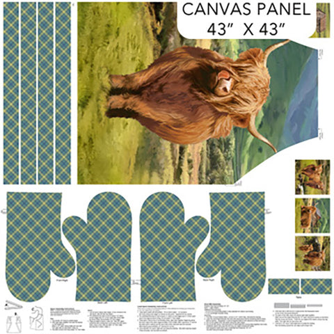 Highland Home Collection Canvas Panel C28695-76