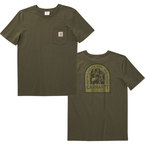 Carhartt Boy's Short Sleeve Outdoor Exploring Tee-Shirt CA6260