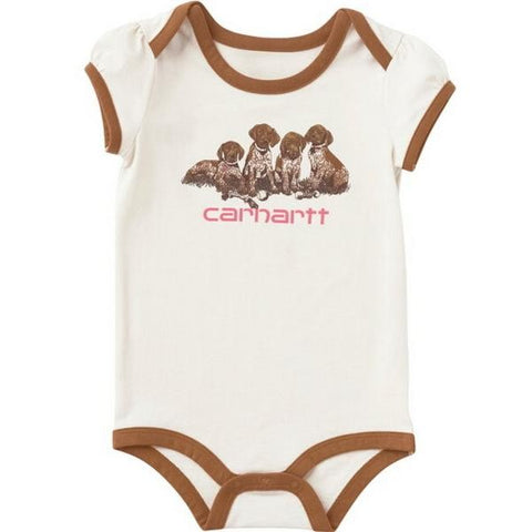 Infant Girls' Puppies Bodysuit CA7189