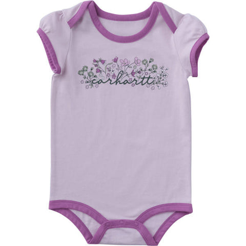 Infant Girls' Short-Sleeve Floral Bodysuit CA7191