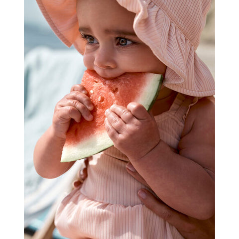 Baby 2-Piece Sun Hat & Ruffle 1-Piece Swimsuit Set 1S898010-650 