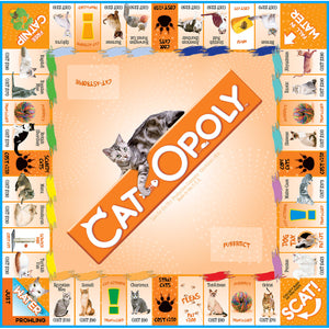 Cat opoly game board